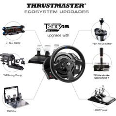 ThrustMaster T300 RS Racing Wheel & Pedals for PC, PS3, PS4 – Ultimate Racing Experience!